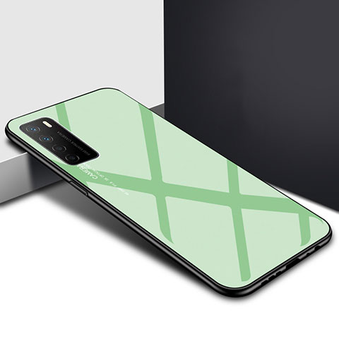 Carcasa Bumper Funda Silicona Espejo T01 para Huawei Honor Play4 5G Menta Verde