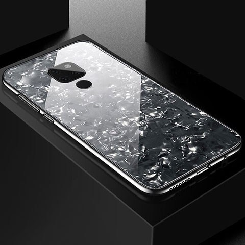 Carcasa Bumper Funda Silicona Espejo T01 para Huawei Mate 20 Negro