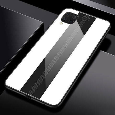 Carcasa Bumper Funda Silicona Espejo T01 para Huawei Nova 7i Blanco