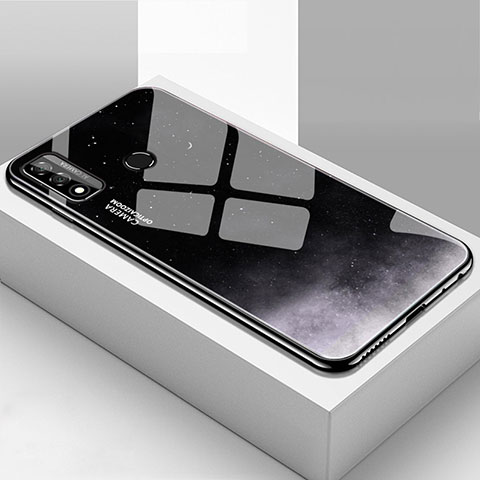 Carcasa Bumper Funda Silicona Espejo T01 para Huawei P Smart (2020) Gris Oscuro