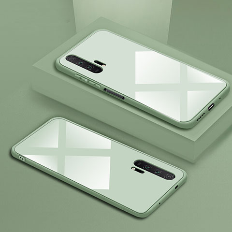 Carcasa Bumper Funda Silicona Espejo T02 para Huawei Honor 20 Pro Verde