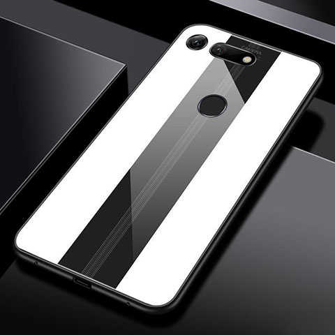 Carcasa Bumper Funda Silicona Espejo T03 para Huawei Honor View 20 Blanco