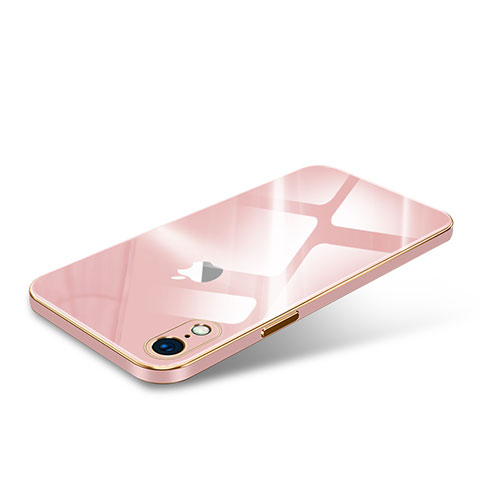 Carcasa Bumper Funda Silicona Lujo Transparente Espejo para Apple iPhone XR Rosa