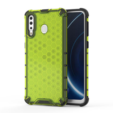 Carcasa Bumper Funda Silicona Transparente 360 Grados AM1 para Samsung Galaxy A40s Verde