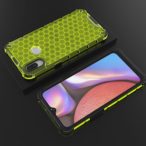 Carcasa Bumper Funda Silicona Transparente 360 Grados AM1 para Samsung Galaxy M01s Verde
