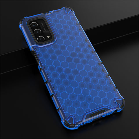 Carcasa Bumper Funda Silicona Transparente 360 Grados AM2 para OnePlus Nord N200 5G Azul