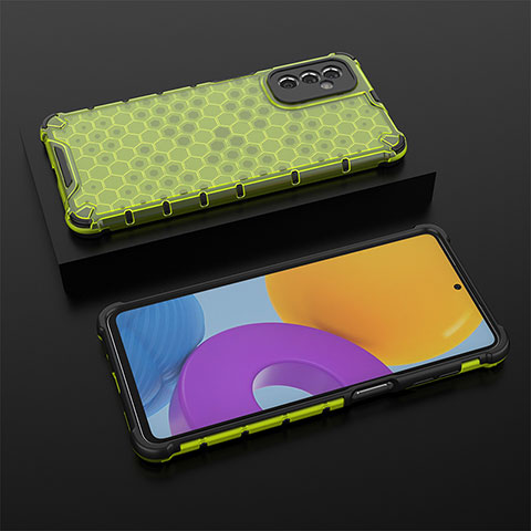 Carcasa Bumper Funda Silicona Transparente 360 Grados AM2 para Samsung Galaxy M52 5G Verde