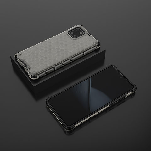 Carcasa Bumper Funda Silicona Transparente 360 Grados AM2 para Samsung Galaxy M60s Negro