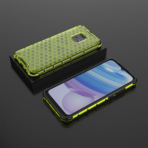 Carcasa Bumper Funda Silicona Transparente 360 Grados AM2 para Xiaomi Redmi 10X 5G Verde