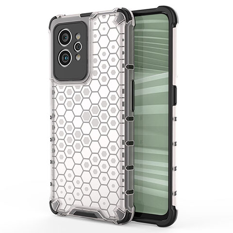Carcasa Bumper Funda Silicona Transparente 360 Grados AM3 para Realme GT2 Pro 5G Blanco