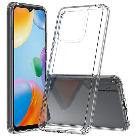 Carcasa Bumper Funda Silicona Transparente 360 Grados ZJ5 para Xiaomi Redmi 10 India Claro