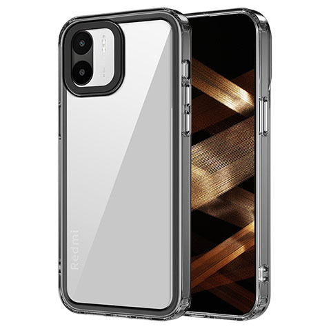 Carcasa Bumper Funda Silicona Transparente AC1 para Xiaomi Poco C50 Negro