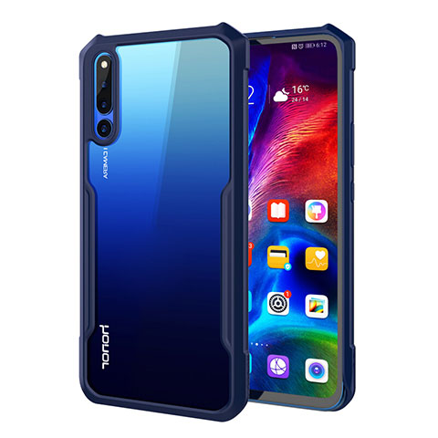 Carcasa Bumper Funda Silicona Transparente Espejo A01 para Huawei Honor Magic 2 Azul