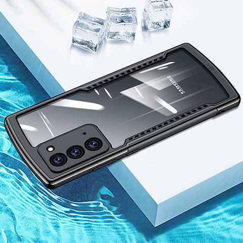 Carcasa Bumper Funda Silicona Transparente Espejo H01 para Samsung Galaxy Note 20 5G Negro
