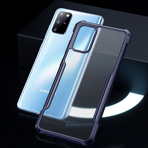 Carcasa Bumper Funda Silicona Transparente Espejo H01 para Samsung Galaxy S20 Plus 5G Azul