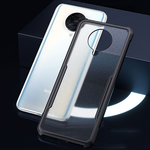 Carcasa Bumper Funda Silicona Transparente Espejo H01 para Xiaomi Redmi K30 Pro Zoom Negro