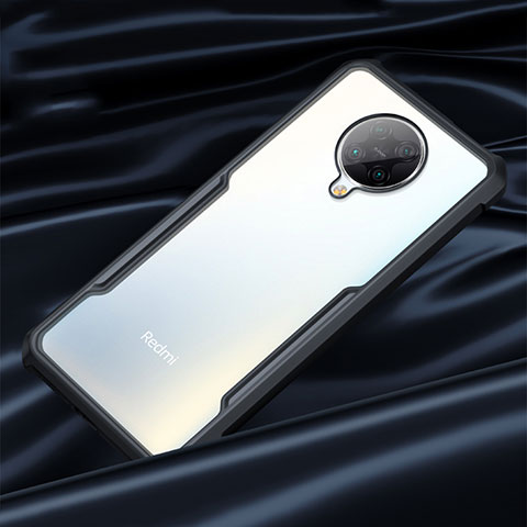 Carcasa Bumper Funda Silicona Transparente Espejo H02 para Xiaomi Poco F2 Pro Negro