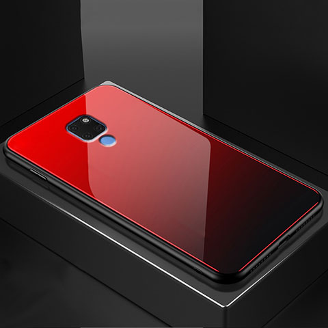 Carcasa Bumper Funda Silicona Transparente Espejo M01 para Huawei Mate 20 Rojo