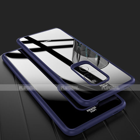 Carcasa Bumper Funda Silicona Transparente Espejo M02 para Huawei Mate 20 Azul