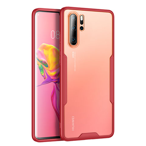 Carcasa Bumper Funda Silicona Transparente Espejo M03 para Huawei P30 Pro Rojo