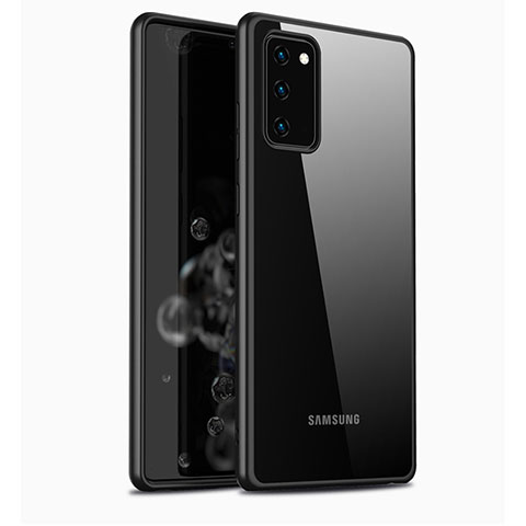 Carcasa Bumper Funda Silicona Transparente Espejo M03 para Samsung Galaxy Note 20 5G Negro