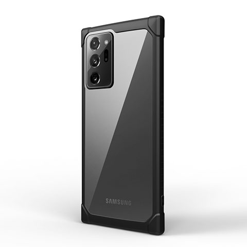 Carcasa Bumper Funda Silicona Transparente Espejo M03 para Samsung Galaxy Note 20 Ultra 5G Negro