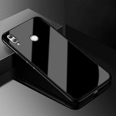 Carcasa Bumper Funda Silicona Transparente Espejo M04 para Huawei Honor V10 Lite Negro