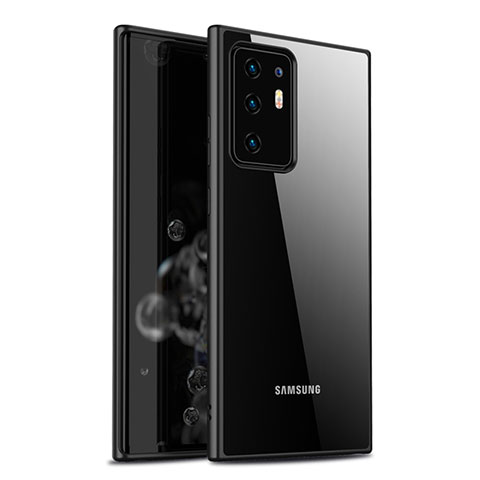 Carcasa Bumper Funda Silicona Transparente Espejo M05 para Samsung Galaxy Note 20 Ultra 5G Negro