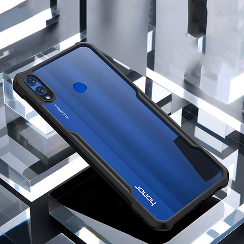 Carcasa Bumper Funda Silicona Transparente Espejo para Huawei Honor 8X Negro