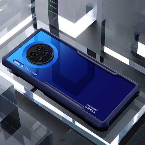 Carcasa Bumper Funda Silicona Transparente Espejo para Huawei Mate 30 Pro 5G Azul