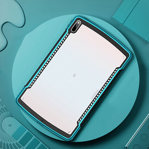 Carcasa Bumper Funda Silicona Transparente Espejo para Huawei MatePad Pro 5G 10.8 Cian