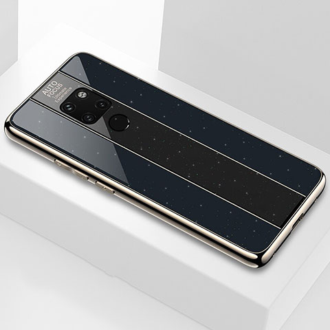 Carcasa Bumper Funda Silicona Transparente Espejo Q04 para Huawei Mate 20 Negro