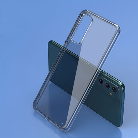 Carcasa Bumper Funda Silicona Transparente Espejo WL2 para Samsung Galaxy F23 5G Gris
