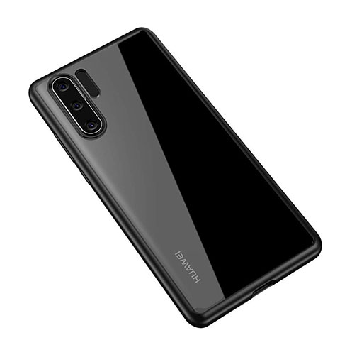Carcasa Bumper Funda Silicona Transparente Espejo Z01 para Huawei P30 Pro Negro