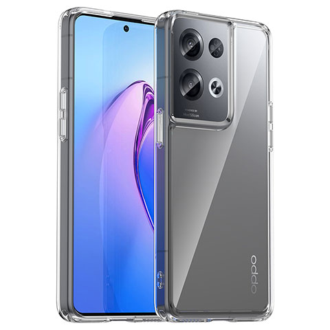 Carcasa Bumper Funda Silicona Transparente J01S para Oppo Reno9 Pro+ Plus 5G Claro