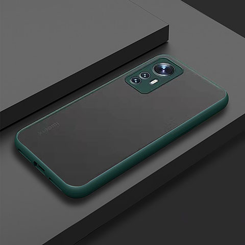 Carcasa Bumper Funda Silicona Transparente M02 para Xiaomi Mi 12 5G Verde