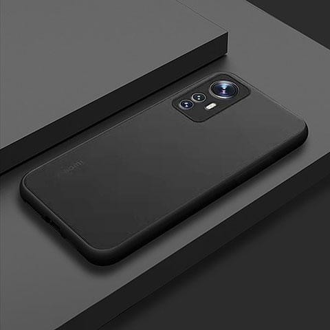 Carcasa Bumper Funda Silicona Transparente M02 para Xiaomi Mi 12 Pro 5G Negro