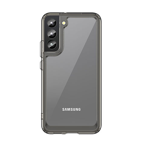 Carcasa Bumper Funda Silicona Transparente M03 para Samsung Galaxy S22 5G Gris