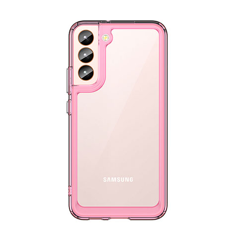 Carcasa Bumper Funda Silicona Transparente M03 para Samsung Galaxy S22 Plus 5G Oro Rosa
