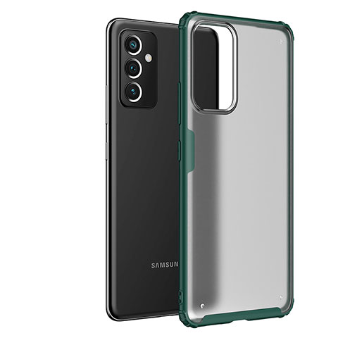 Carcasa Bumper Funda Silicona Transparente para Samsung Galaxy Quantum2 5G Verde
