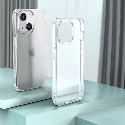 Carcasa Bumper Funda Silicona Transparente QC1 para Apple iPhone 13 Claro
