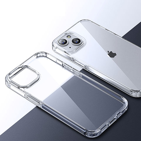 Carcasa Bumper Funda Silicona Transparente QC2 para Apple iPhone 14 Claro