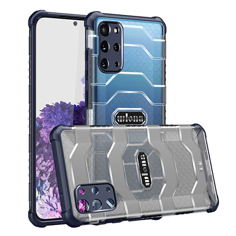 Carcasa Bumper Funda Silicona Transparente WL1 para Samsung Galaxy S20 Plus 5G Azul Real