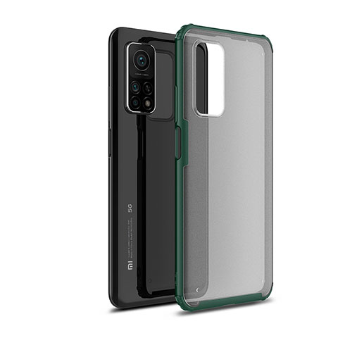 Carcasa Bumper Funda Silicona Transparente WL1 para Xiaomi Mi 10T Pro 5G Verde