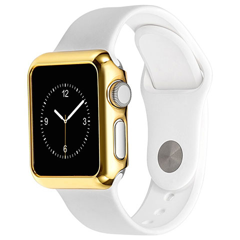 Carcasa Bumper Lujo Marco de Aluminio C03 para Apple iWatch 3 42mm Oro