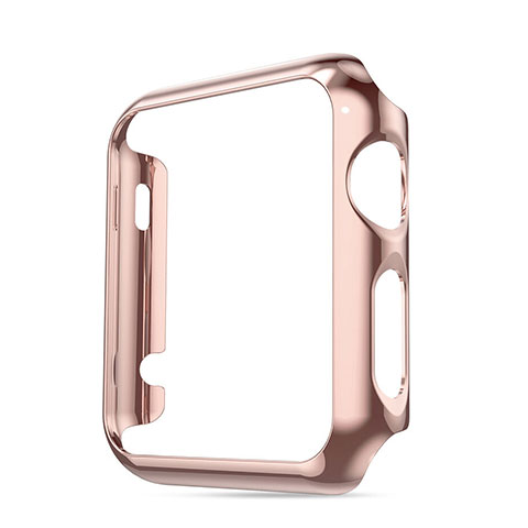 Carcasa Bumper Lujo Marco de Aluminio para Apple iWatch 2 42mm Rosa