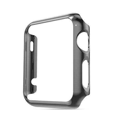 Carcasa Bumper Lujo Marco de Aluminio para Apple iWatch 38mm Gris