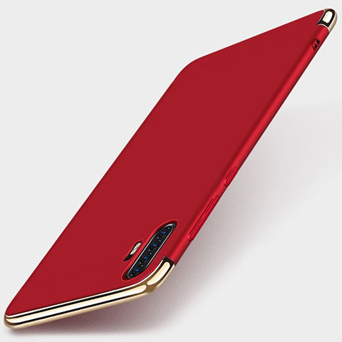 Carcasa Bumper Lujo Marco de Metal y Plastico Funda M01 para Huawei P30 Pro Rojo