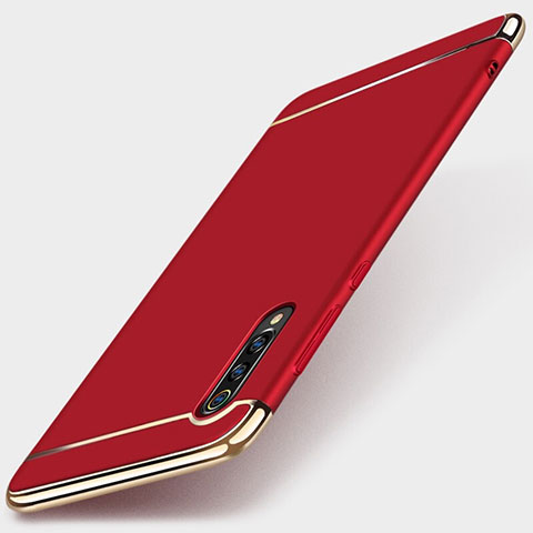 Carcasa Bumper Lujo Marco de Metal y Plastico Funda M01 para Xiaomi Mi 9 Pro Rojo