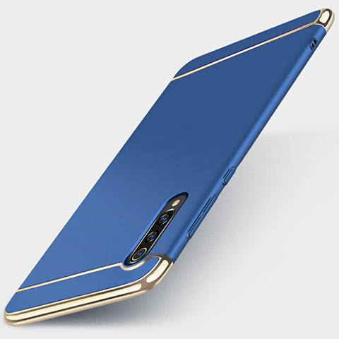 Carcasa Bumper Lujo Marco de Metal y Plastico Funda M01 para Xiaomi Mi A3 Lite Azul